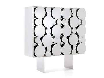 GAGÀ - Stainless steel highboard with doors by Opinion Ciatti - view 2